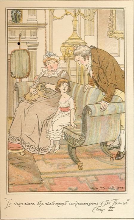 H. M. Brock Mansfield Park by Jane Austen Illustrations