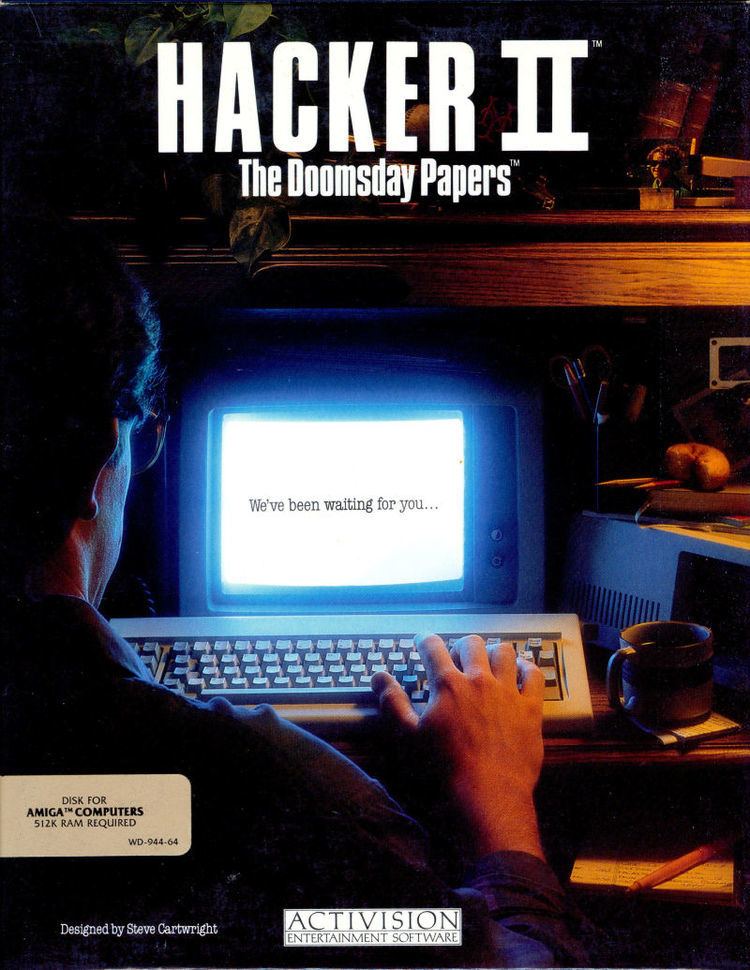 Hacker II: The Doomsday Papers Hacker II The Doomsday Papers for Amiga 1986 MobyGames