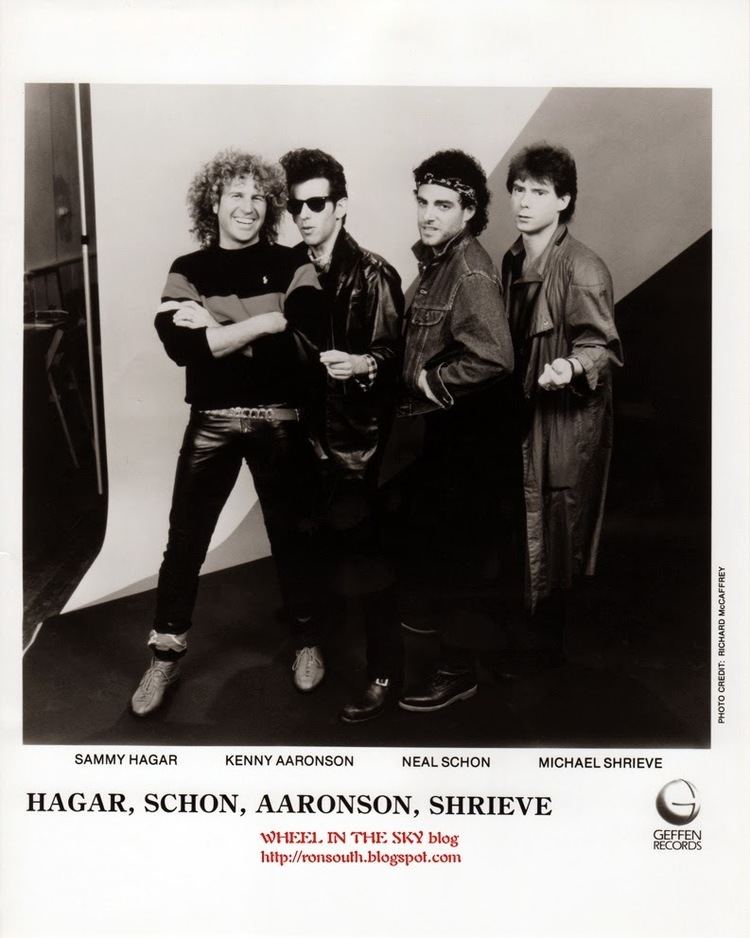 Hagar Schon Aaronson Shrieve WHEEL IN THE SKY Hagar Schon Aaronson Shrieve HSAS 1984 Press