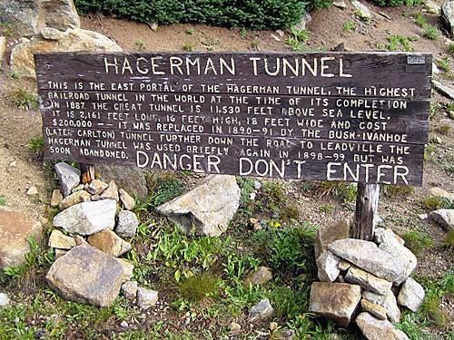 Hagerman Tunnel Colorado Midland Trail Photo Gallery Hiking trail near Leadville