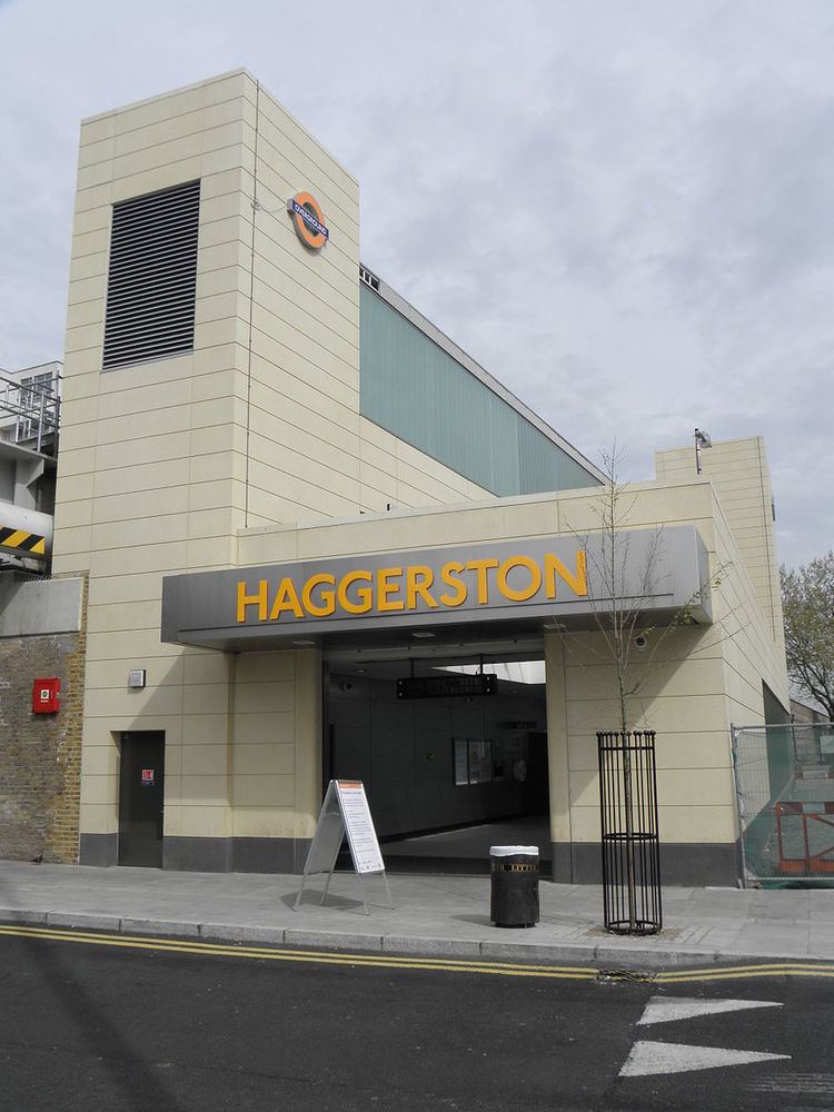 Haggerston railway station