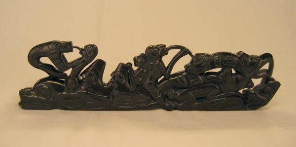 Haida argillite carvings Vernon Museum and Archives