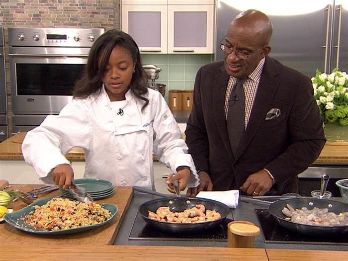 Haile Thomas 12yearold chef 39living her dream39 helping kids eat healthy TODAYcom