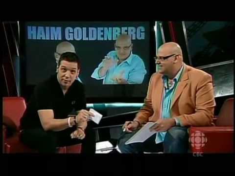 Haim Goldenberg The mentalist Haim Goldenberg on the hour part 1 YouTube