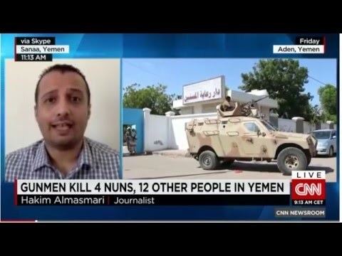 Hakim Almasmari Hakim Almasmari on CNN on militant attack on retirement home in Aden