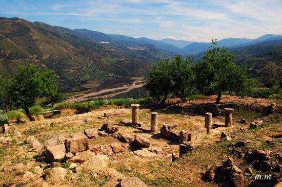 Halaesa Archaeological Area of Halaesa Arconidea in Tusa in Sicily