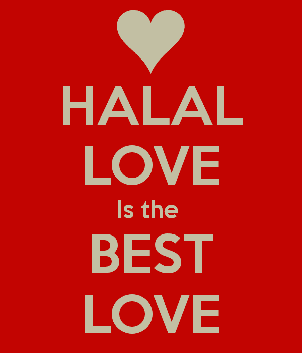 Halal Love HALAL LOVE Is the BEST LOVE Poster Rochelle Keep CalmoMatic