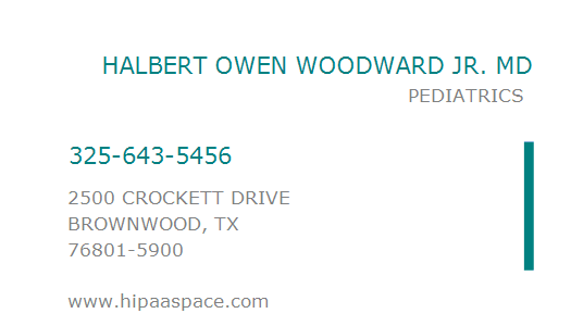 Halbert Owen Woodward 1780796656 NPI number HALBERT OWEN WOODWARD JR MD