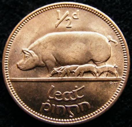 Halfpenny (Irish pre-decimal coin)