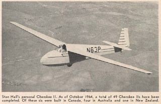 Hall Cherokee II Cherokee II Sailplanes Cherokee II Roll Call