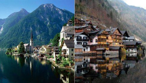 Hallstatt (China) Hallstatt Austria World Heritage Village vs Crazy Huizhou Village