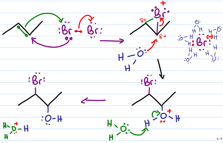 Halohydrin Halohydrin Formation Alkene Reaction Mechanism