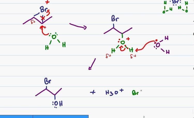 Halohydrin Halohydrin Formation Alkene Reaction Mechanism YouTube