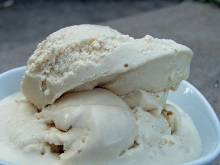 Halva ice cream Halva Ice Cream made with Tahini and Honey