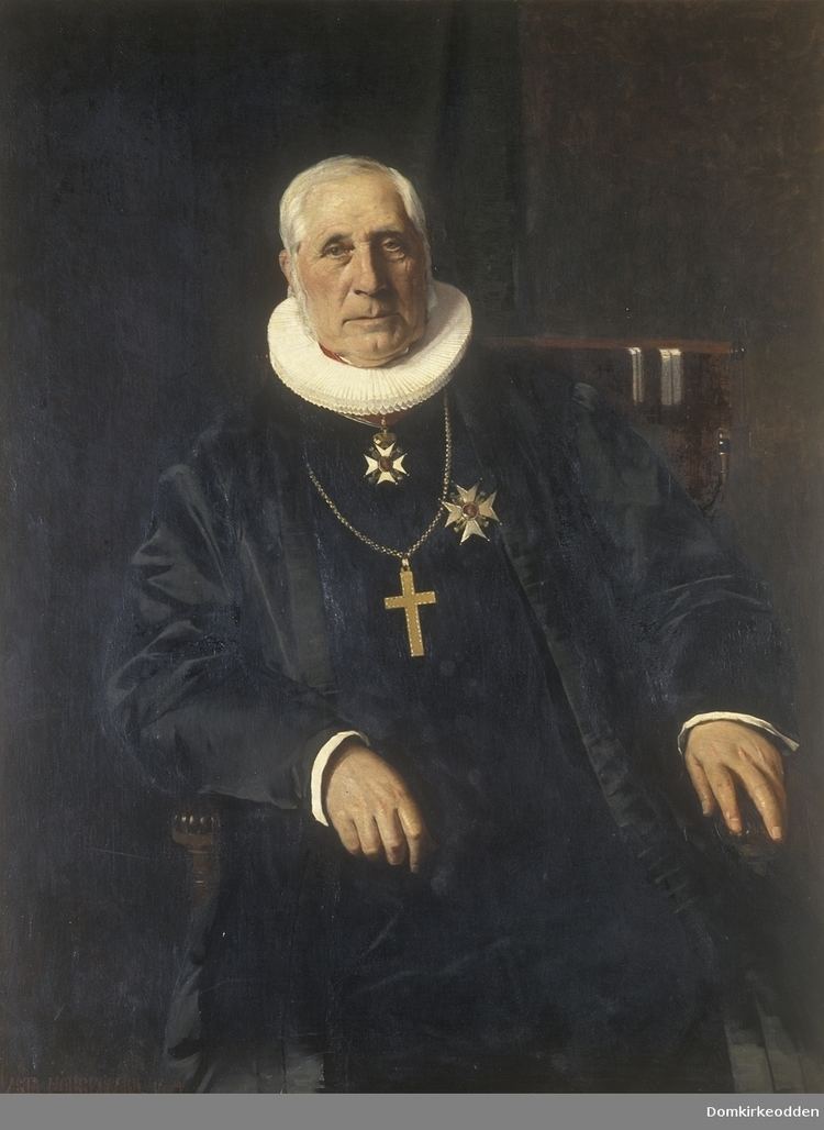 Halvor Olsen Folkestad Biskop Halvor Olsen Folkestad biskop i Hamar 18641887 Malt av