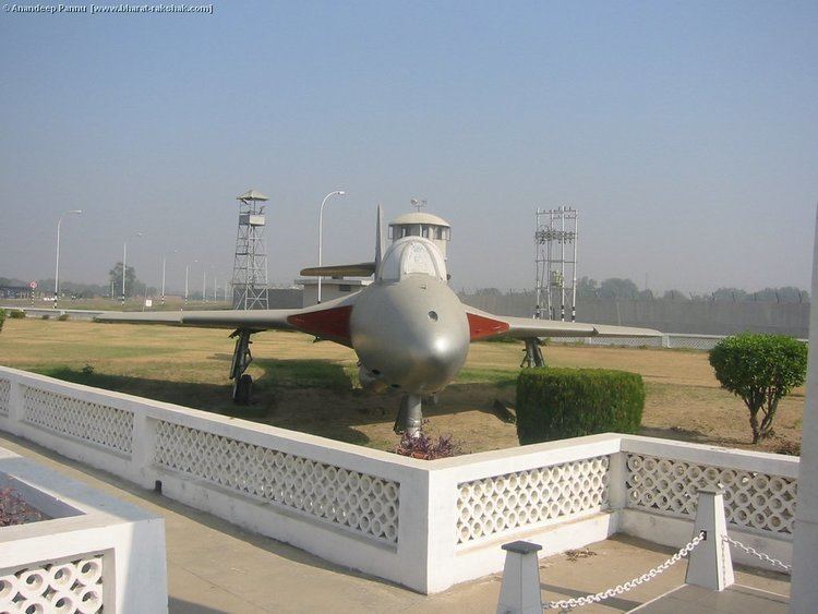 Halwara Air Force Station Indian Air Force Hunter BA233 front view wwwbharatrakshakcom