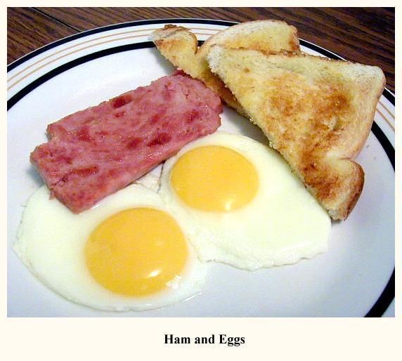 Ham and eggs Ham and Eggs Travel Studies