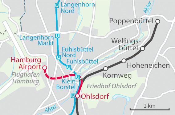 Hamburg Airport S-Bahn line