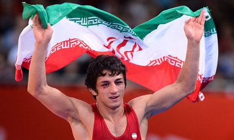 Hamid Sourian Iran wins its first gold medal at London 2012 thanks to