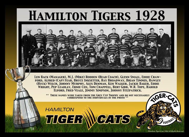 Hamilton Tigers Hamilton TigerCats Alumni Association