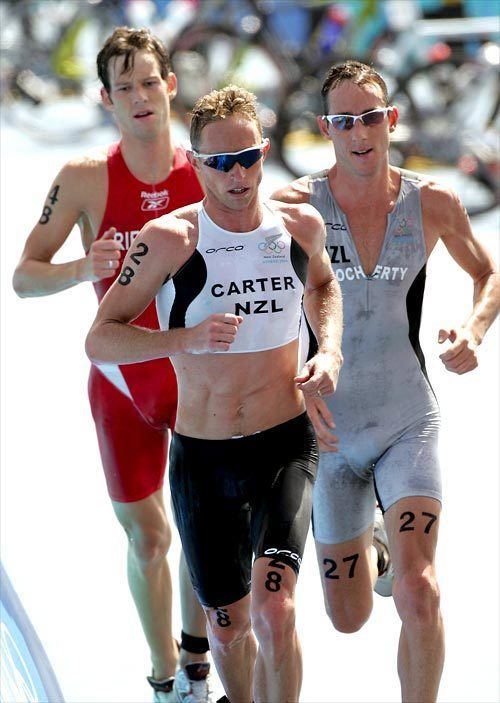 Hamish Carter Hamish Carter and Bevan Docherty Athens 2004 Triathlon
