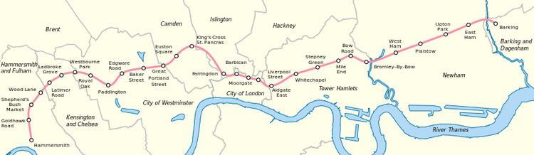 Hammersmith & City line Hammersmith amp City line Wikipedia