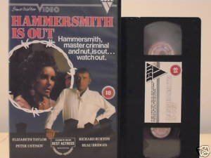 Hammersmith Is Out Hammersmith Is Out VHS 1972 Richard Burton Elizabeth Taylor