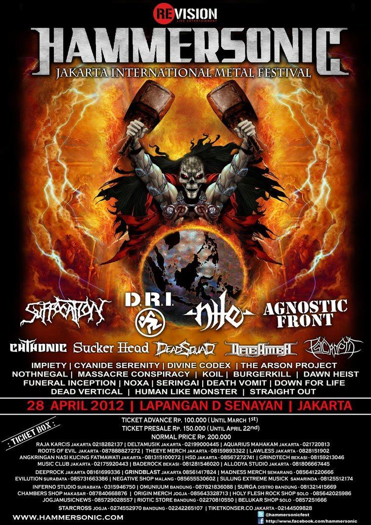 Hammersonic Festival Hammersonic Jakarta International Metal Fest Senayan Jakarta