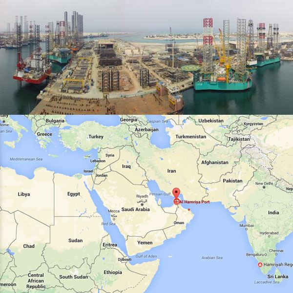 Hamriyah Port Monitor Systems Dubai Middle East and North Africa