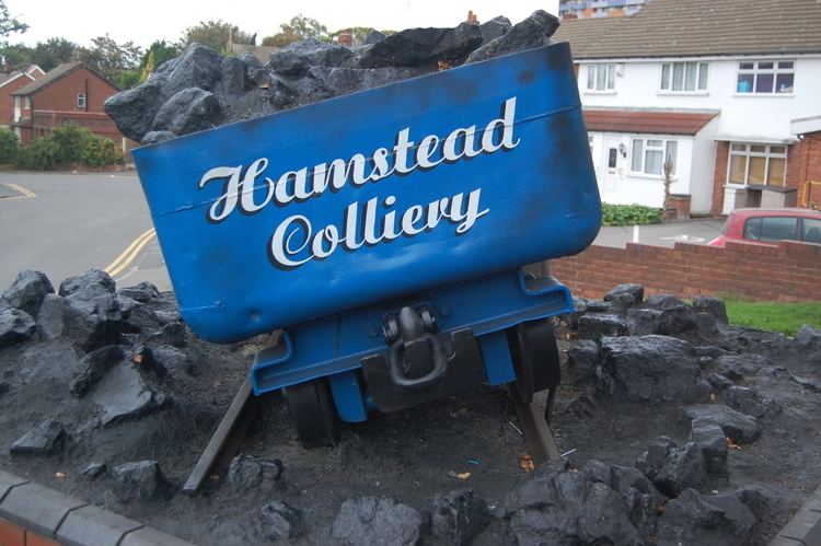 Hamstead Colliery FileHamstead Colliery memorial 20140927 Andy Mabbett 03JPG