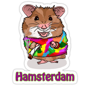 Hamsterdam Hamsterdamquot Stickers by ptelling Redbubble