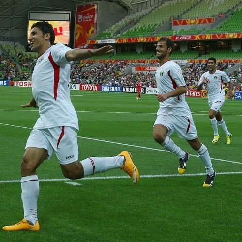 Hamza Al-Dardour Asian Cup 2014 Jordan thump Palestine 51 Hamza Al