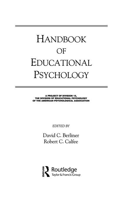 Handbook of Educational Psychology t0gstaticcomimagesqtbnANd9GcRVdrMeXJcpArWBB
