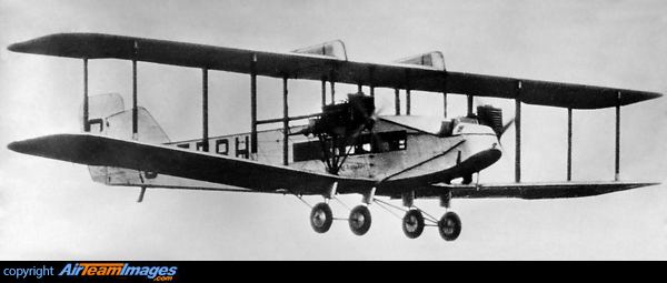 Handley Page Type W Handley Page W8B GEBBH Aircraft Pictures amp Photos AirTeamImagescom