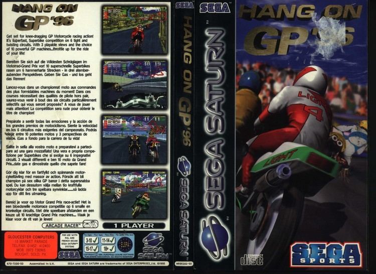 Hang-On Sega Saturn H Hang On GP 96 E Game Covers Box Scans Box Art CD