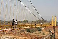 Hanging Bridge at Chekaguda, Rayagada httpsuploadwikimediaorgwikipediacommonsthu