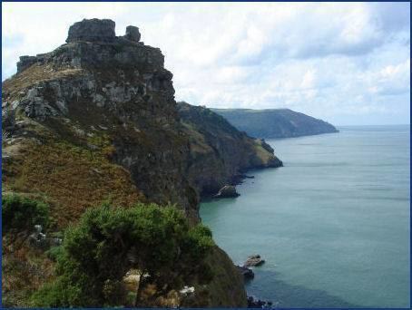 Hangman cliffs The South West Coastal Path