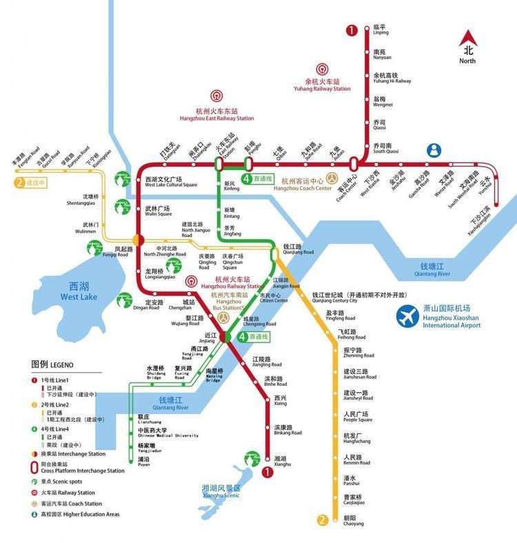 Hangzhou Metro Latest Hangzhou Metro Map Traveling Hangzhou Expat