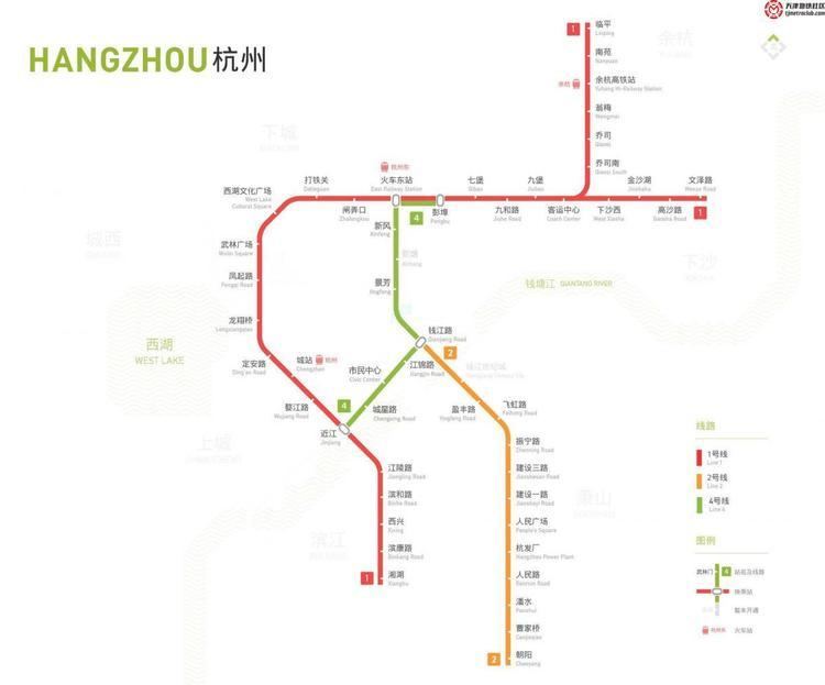 Hangzhou Metro Latest Hangzhou Metro Map Traveling Hangzhou Expat