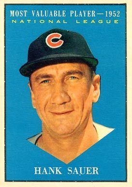 Hank Sauer 1961 Topps Hank Sauer 481 Baseball Card Value Price Guide