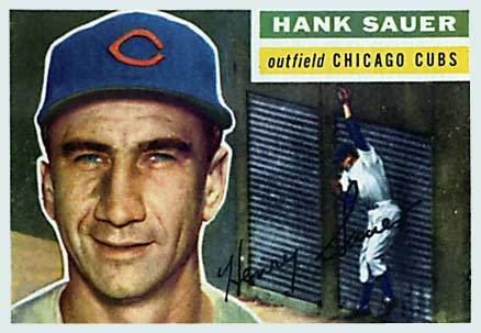 Hank Sauer 1956 Topps Hank Sauer 41 Baseball Card Value Price Guide