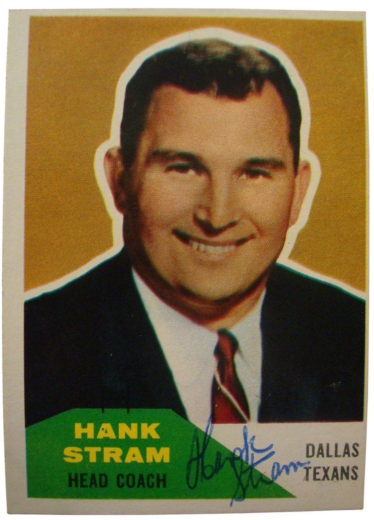 Hank Stram PSA AutographFacts Hank Stram