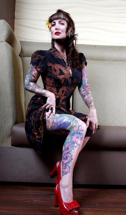 Hannah Aitchison the ultimate pinup tattoo diva amp by farmy greatest