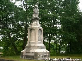 Hannah Duston Hannah Duston Massacre Site Statue Penacook New Hampshire