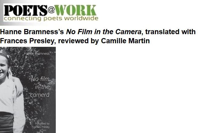 Hanne Bramness Review of Hanne Bramness No Film in the Camera Rogue Embryo