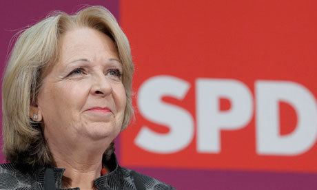 Hannelore Kraft German state elections send Merkel an economic message