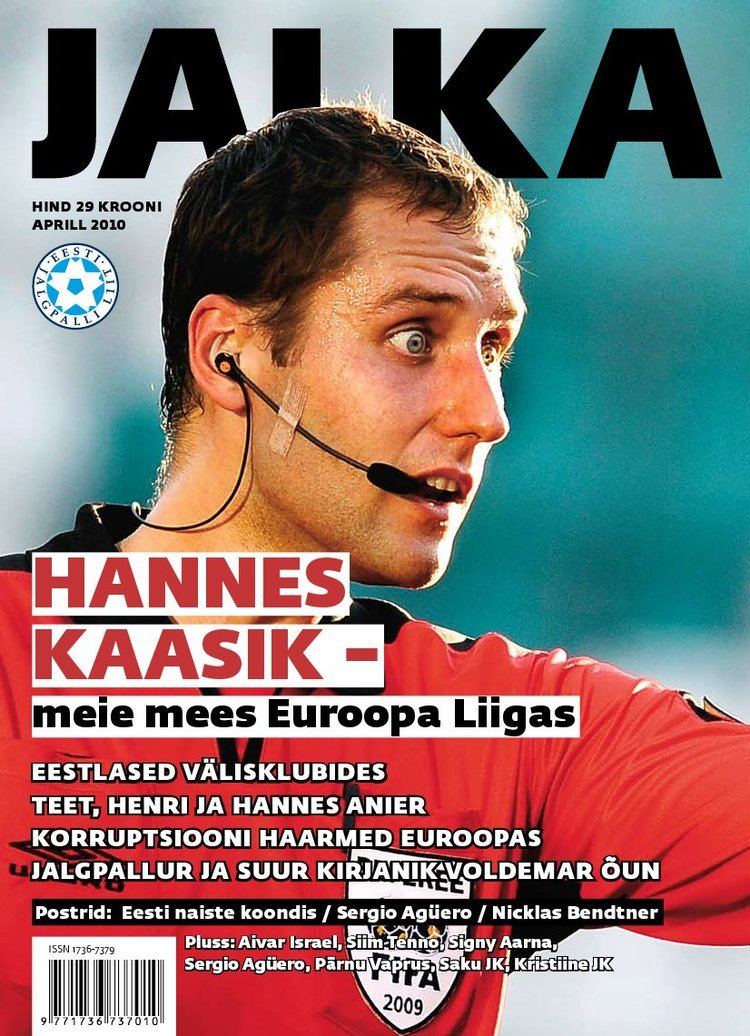 Hannes Kaasik Uue Jalka kaanel on kohtunik Hannes Kaasik Soccernetee Jalgpall