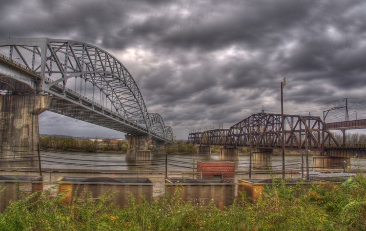 Hannibal Bridge Broadway Bridge amp Second Hannibal Bridge Kansas City Flickr