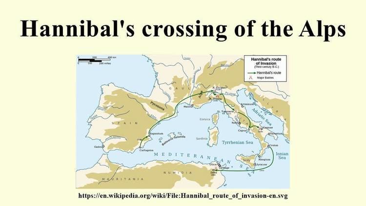 Hannibal's crossing of the Alps Hannibal39s crossing of the Alps YouTube