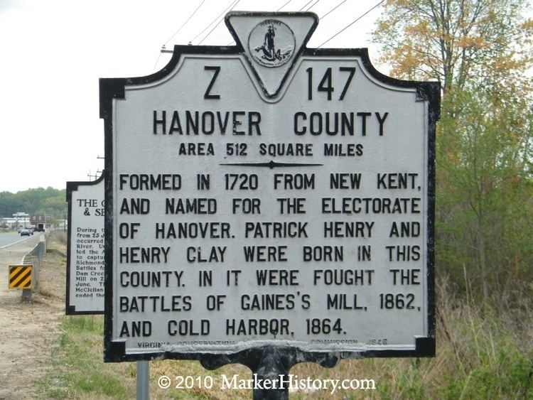Hanover County, Virginia wwwmarkerhistorycomImagesLow20Res20A20Shots